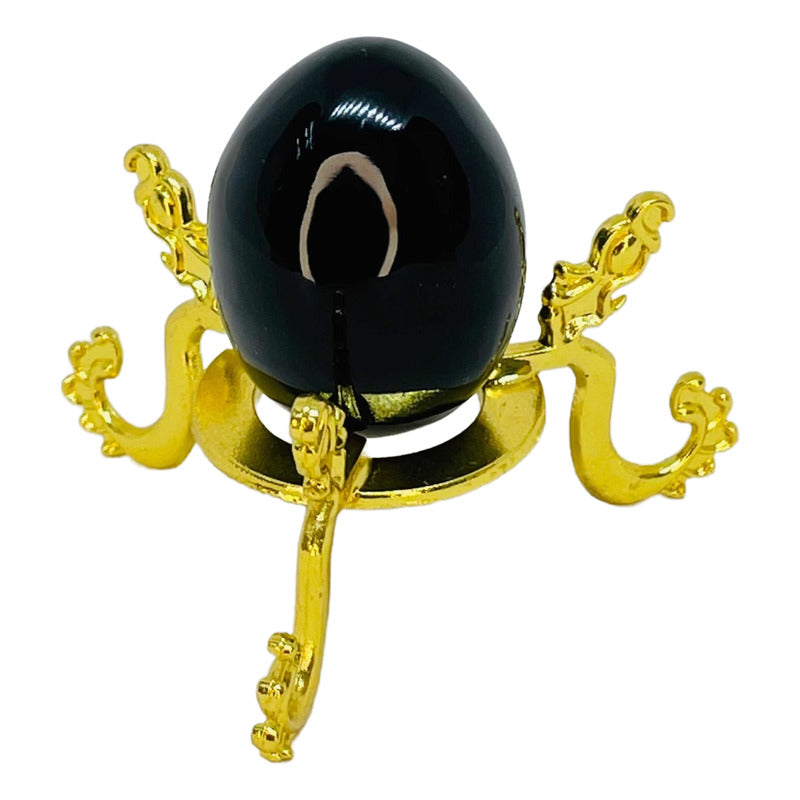 Huevo De Obsidiana Natural 5 Cm - Energía Y Bienestar by ARTICULOS ESOTERICOS LETY