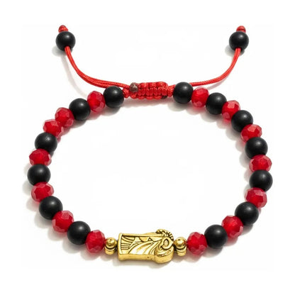 Pulsera Virgen De Guadalupe O San Judas Hilo Rojo Ajustable San Judas 7 Cm by HEREJE