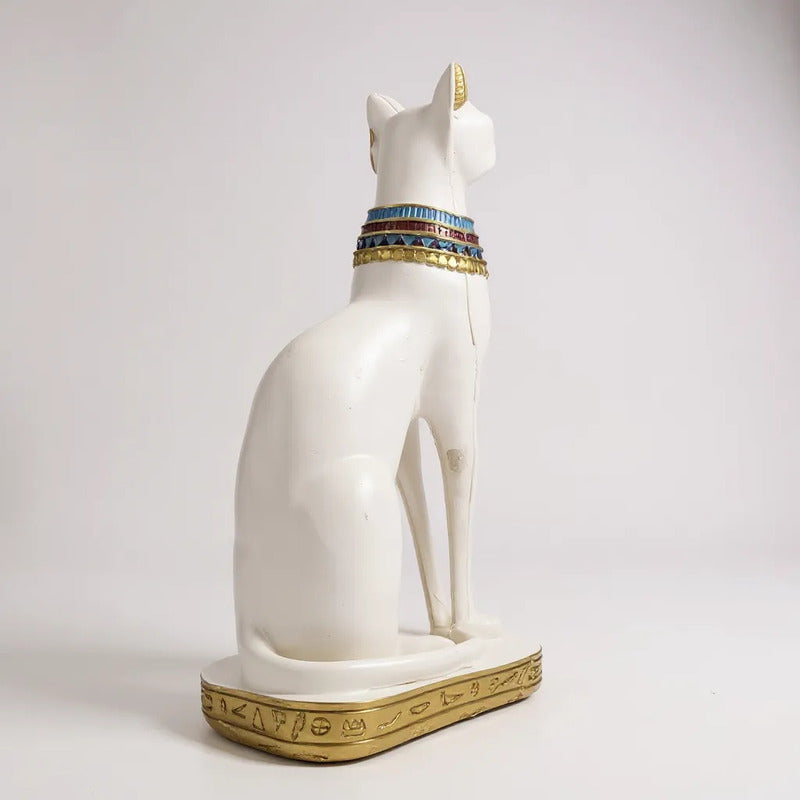 Bastet Egipcio Escultura De Resina 34x17x11 Cm by HEREJE