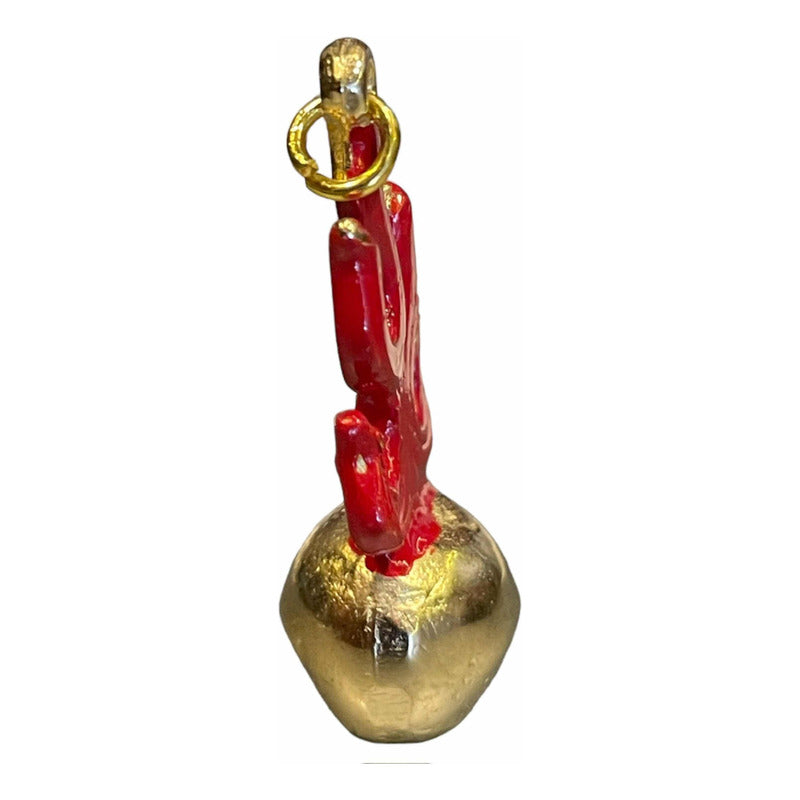 Bola De Fuego Amuleto De Feng Shui Baño De Oro 3 Cm Alto by ARTICULOS ESOTERICOS LETY