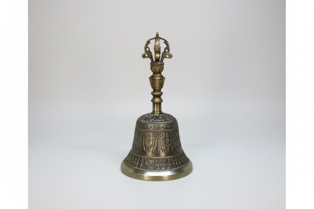 Campana Tibetana Cuenco 7 Metales Armonizador 18 Cm Alto by HEREJE