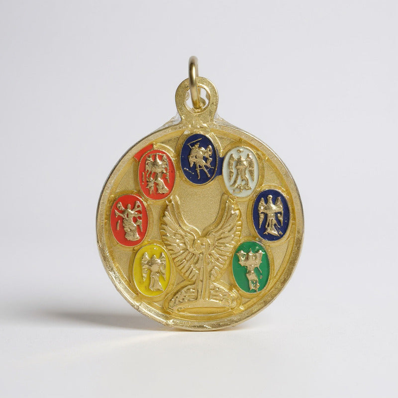 Sello Seite Arcangeles Metatron Dije Metal Encapsulado 30mm by HEREJE