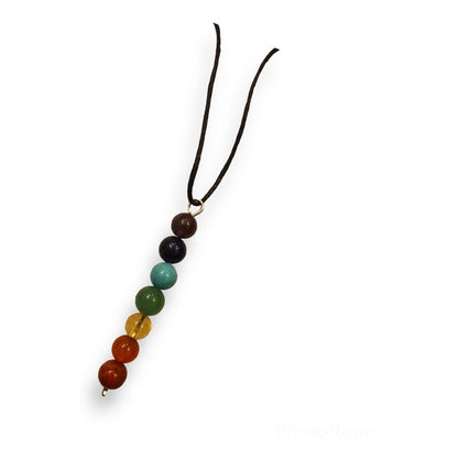 7 Chakras Dije Colgante Con Cuarzo by ARTICULOS ESOTERICOS LETY