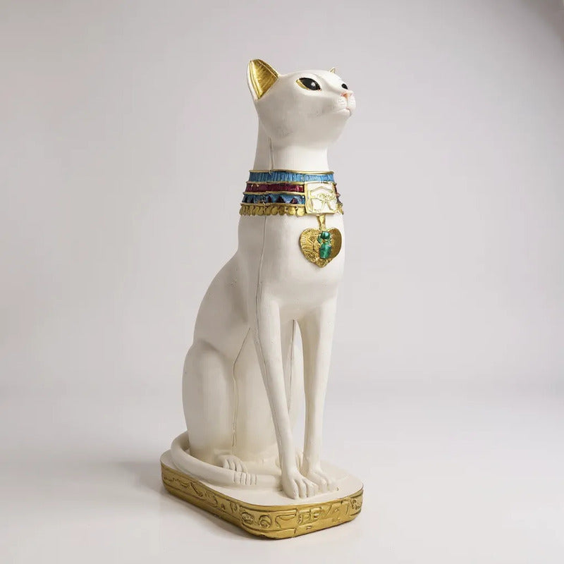 Bastet Egipcio Escultura De Resina 34x17x11 Cm by HEREJE