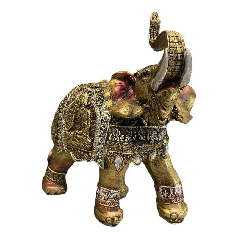 Elefante De La Abundancia Dorado by HEREJE