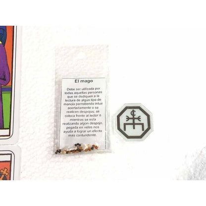 Tarot Marsella + Amuleto + Bolsa + Libro Reverso Cuadriculad by HEREJE