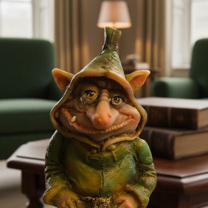 Duende Martillo Figura De Resina Verde by HEREJE