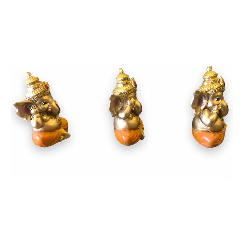 Juego De 3 Ganesh 10cm by HEREJE