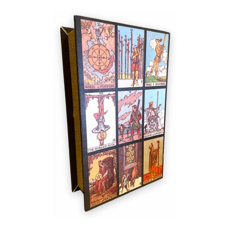 Caja De Seguridad Libro Tarot Forro Vinil Negro by HEREJE