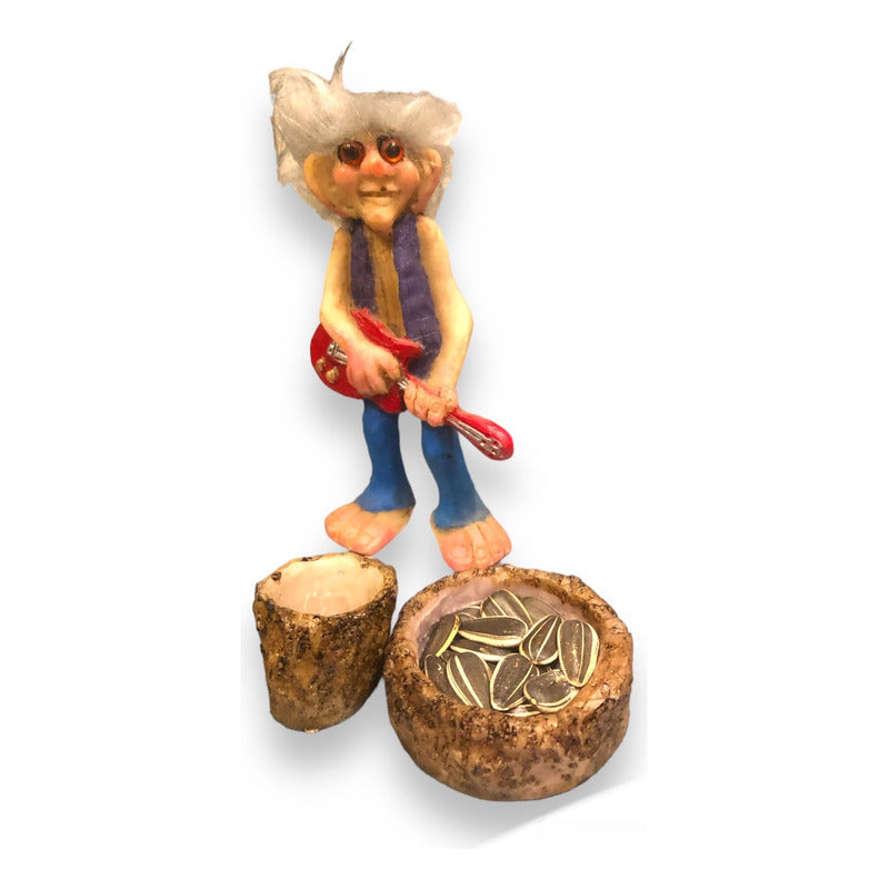 Troll Armonia + Comederos 12 Cm Figura En Resina Nacional. Variado by HEREJE