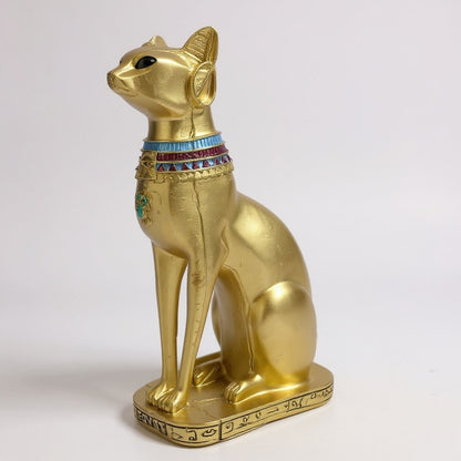 Bastet Egipcio Escultura De Resina 34x17x11 Cm by HEREJE