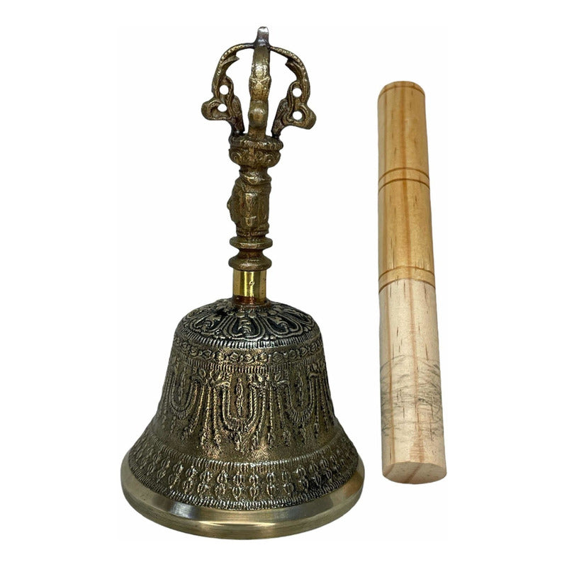 Campana Tibetana Cuenco Armonizador 7 Metales 16 Cm Alto by HEREJE