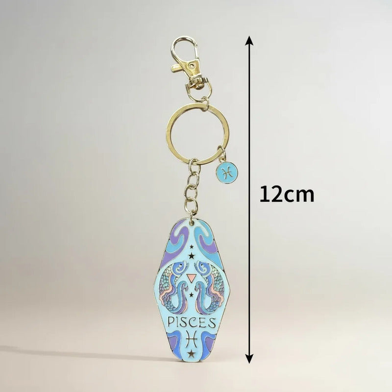 Llavero Zodiacal Hereje Diseño Astrológico Original Pisis by HEREJE