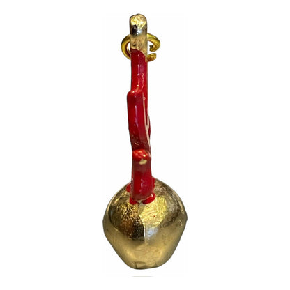 Bola De Fuego Amuleto De Feng Shui Baño De Oro 3 Cm Alto by ARTICULOS ESOTERICOS LETY