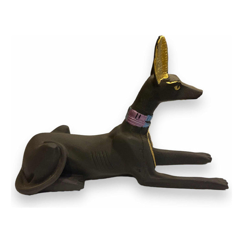 Anubis Echado Figura De Resina 13cm Negro by HEREJE