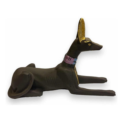 Anubis Echado Figura De Resina 13cm Negro by HEREJE