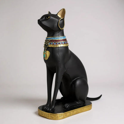 Bastet Egipcio Escultura De Resina 34x17x11 Cm by HEREJE