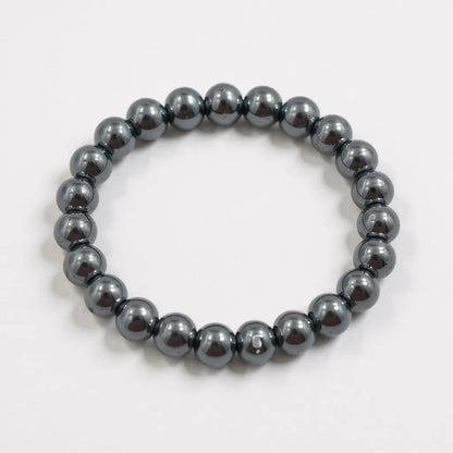 Pulsera Quartz Mediana De Cuarzo Pulido 8mm by HEREJE