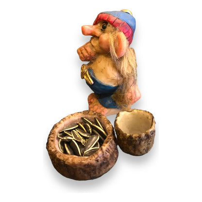 Troll Bebe Fortuna 10 Cm Figura En Resina Nacional Azul Rojo by HEREJE