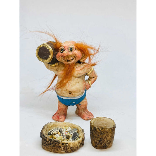 Troll Protector De Tus Dones Y Virtudes + Comedero 12 Cm Fig Variado by HEREJE