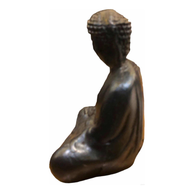 Buda Sentado 11cm Azul Figura De Resina by ARTICULOS ESOTERICOS LETY
