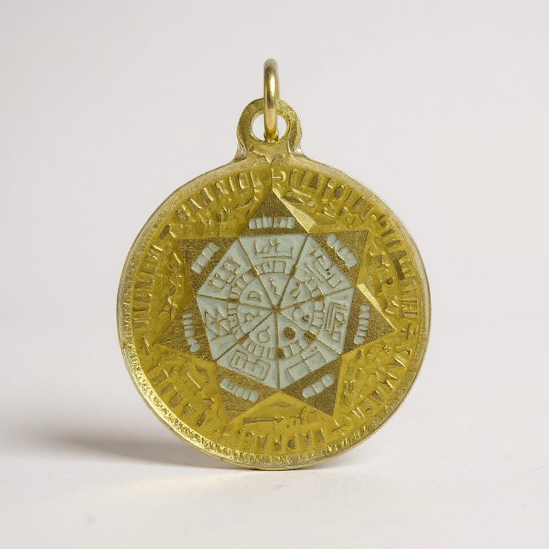 Sello Seite Arcangeles Metatron Dije Metal Encapsulado 25mm by HEREJE