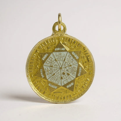 Sello Seite Arcangeles Metatron Dije Metal Encapsulado 25mm by HEREJE