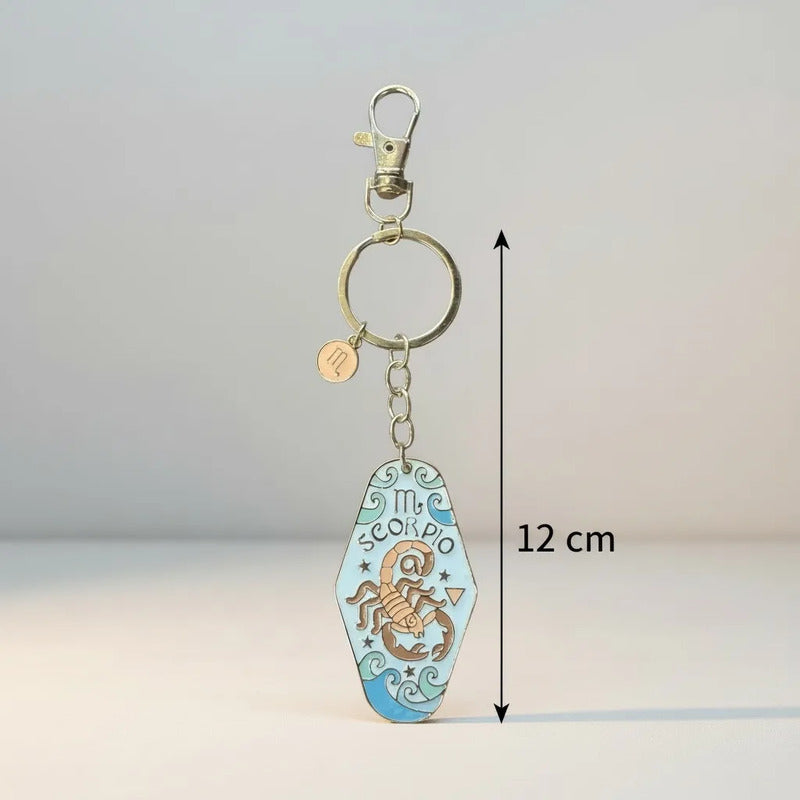 Llavero Zodiacal Hereje Diseño Astrológico Original Escorpio by HEREJE