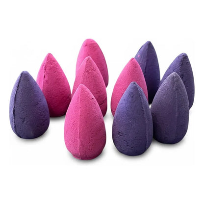 10 Conos De Incienso Para Cascada De Reflujo Rosas/lavanda by HEREJE