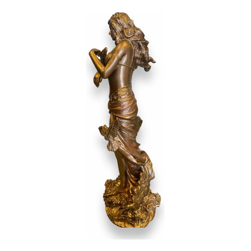 Afrodita, Venus Diosa Figura De Resina Tipo Bronce 26.5x9.5 Bronce by HEREJE