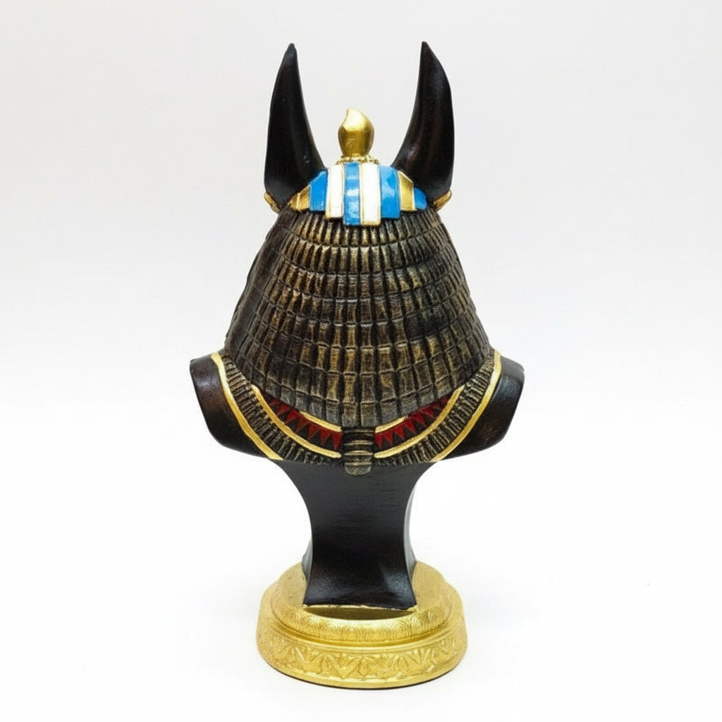 Anubis Busto Figura Resina Naciona 22 Cm Negro by HEREJE