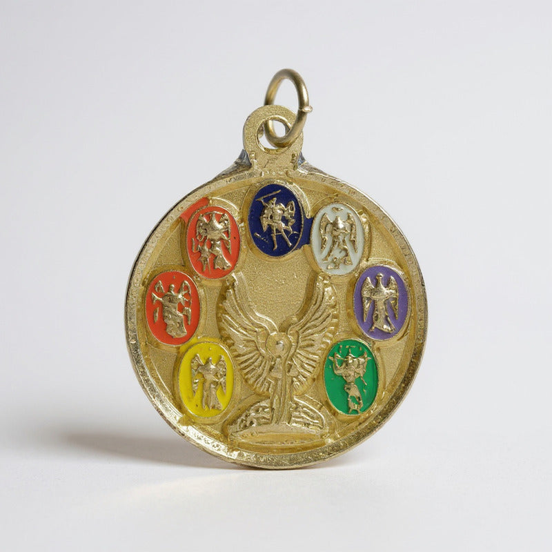 Sello Seite Arcangeles Metatron Dije Metal Encapsulado 30mm by HEREJE