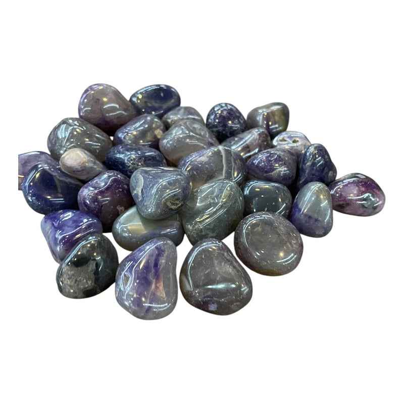 Piedras Semipreciosas Naturales Hereje Peso Variado 500 Gr. Agata Morada