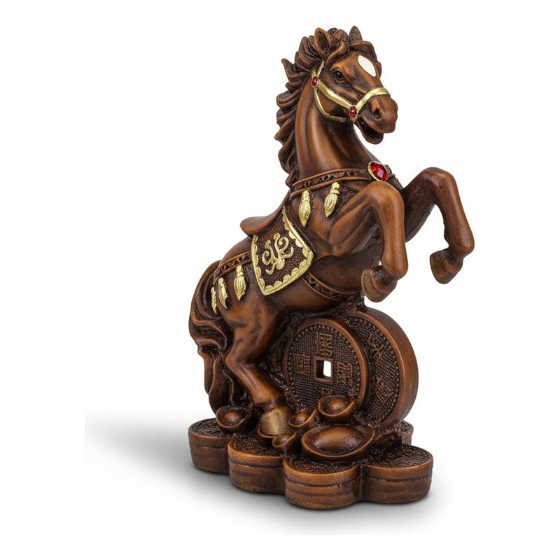 Caballo Año Chino Estatua De Resina 18x13x8.5 Cm by HEREJE