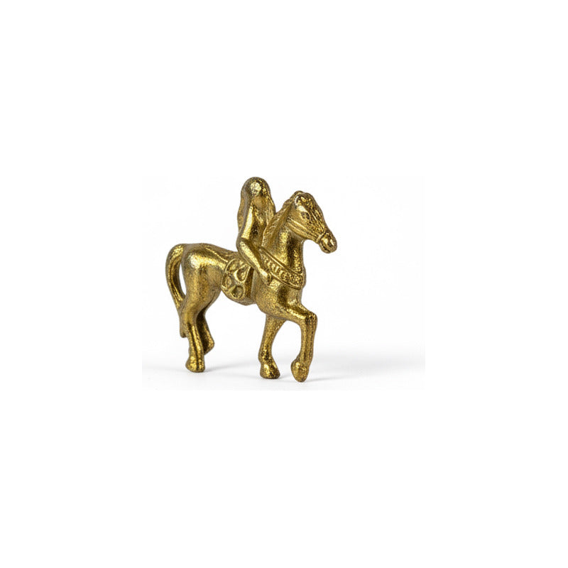 Caballo Con Mono O Mosca Amuleto Para Feng Shui 3 Cm Mono by HEREJE