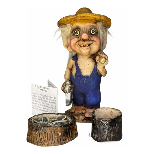 Troll Protector Del Trabajo +comedero+semillas 14 Cm Variado by HEREJE