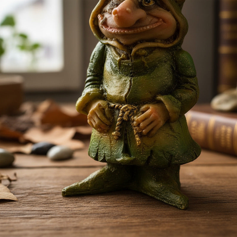 Duende Martillo Figura De Resina Verde by HEREJE