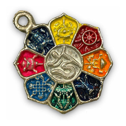 8 Tesoros De Buda Auspicios Cura Feng Shui 39x33x3mm by ARTICULOS ESOTERICOS LETY