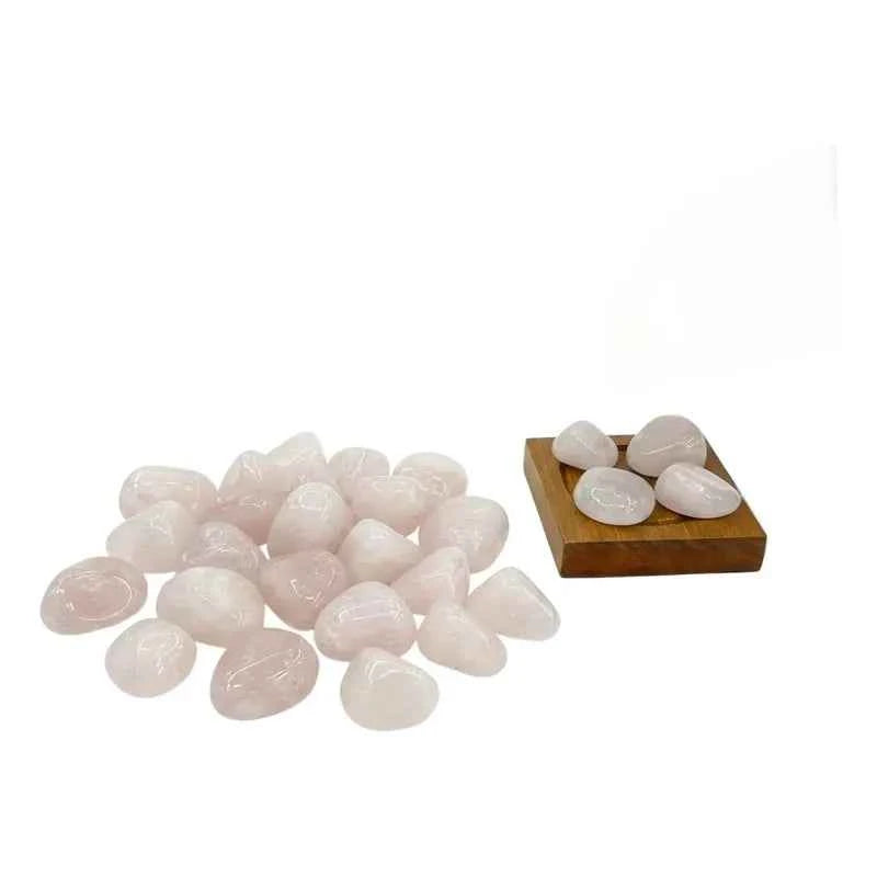 Piedras Semipreciosas Naturales Hereje Peso Variado 200 Gr. Cuarzo Rosa