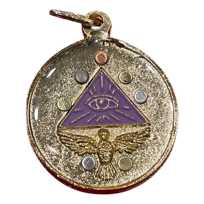 Pentagrama Ritualizado Mediano 7 Metales Tetragramaton 25mm by ARTICULOS ESOTERICOS LETY