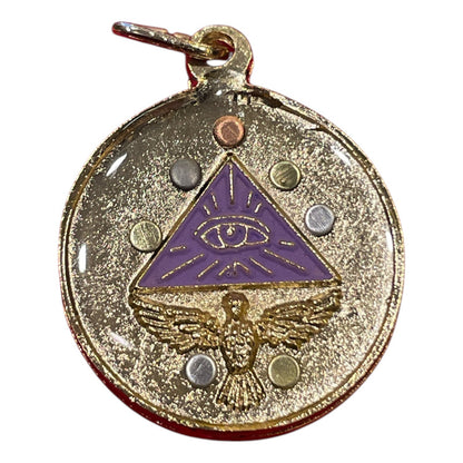 Pentagrama Ritualizado Mediano 7 Metales Tetragramaton 25mm by ARTICULOS ESOTERICOS LETY