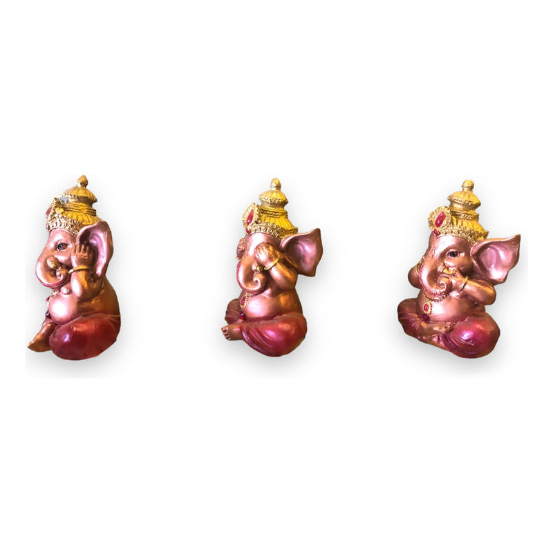 Juego De 3 Ganesh 10cm by HEREJE