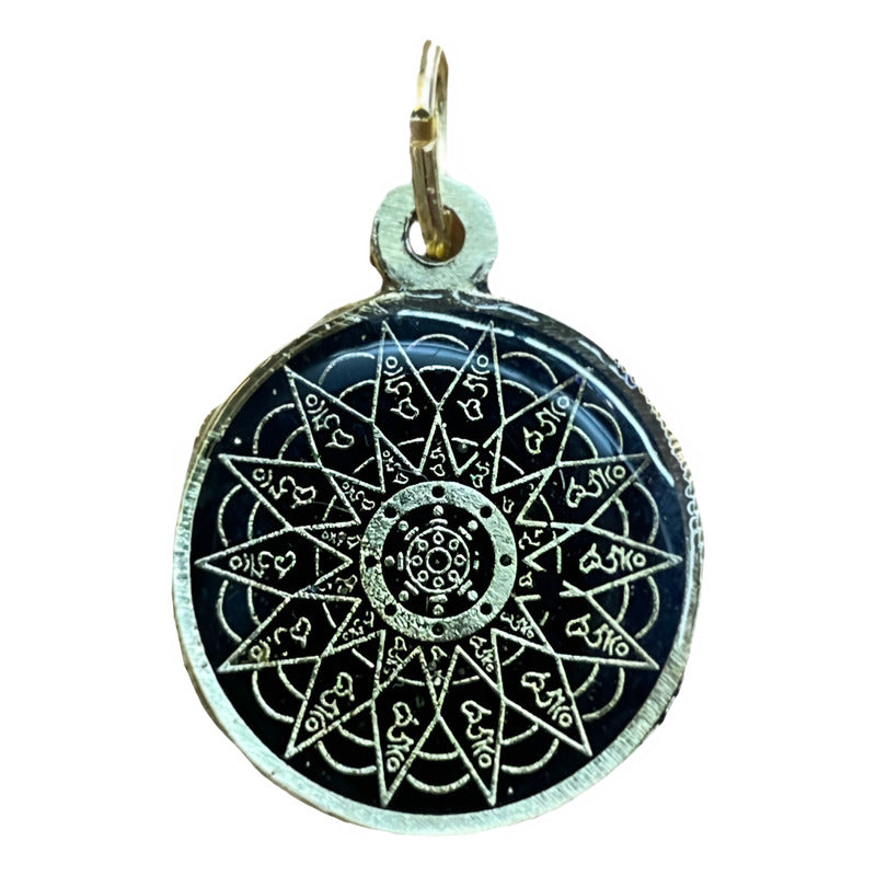 Rueda 28 Hums Amuleto Feng Shui Varios Colores T M 25mm by ARTICULOS ESOTERICOS LETY