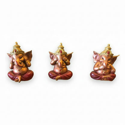 Juego De 3 Ganesh 10cm by HEREJE