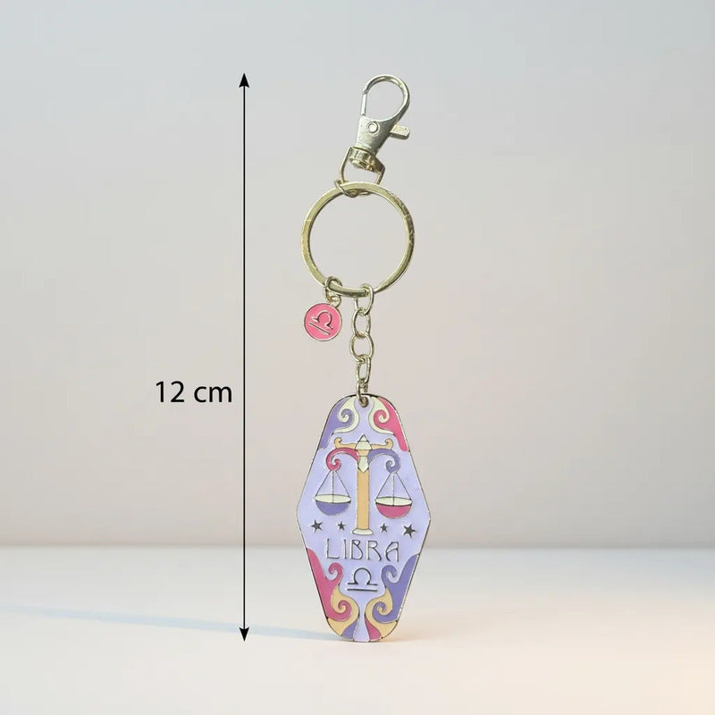 Llavero Zodiacal Hereje Diseño Astrológico Original Libra by HEREJE