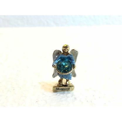 7 Arcangeles Juego Baño De Oro Con Cristal 3 Cm by HEREJE