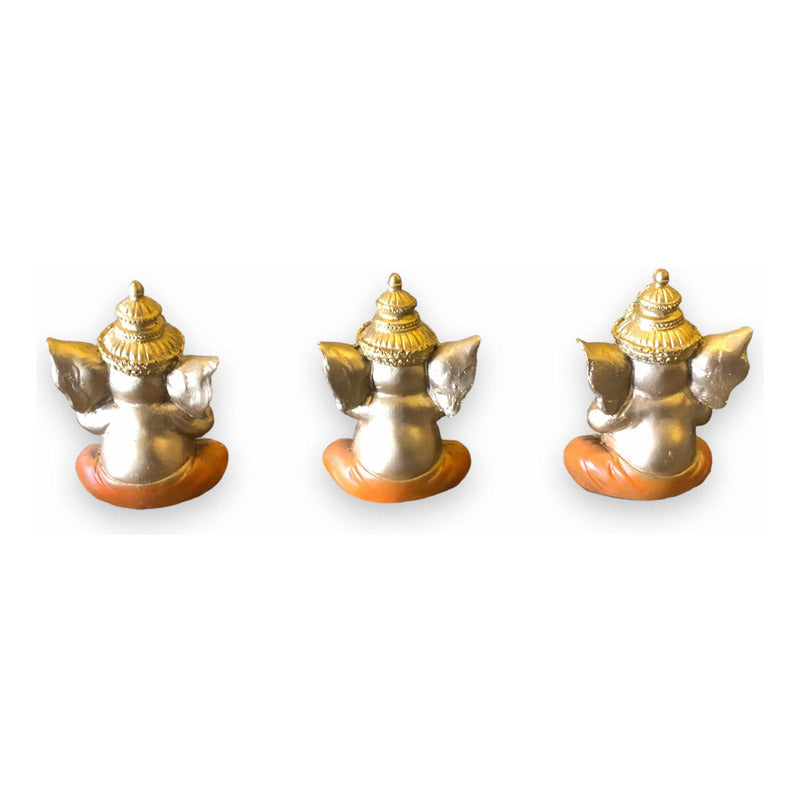 Juego De 3 Ganesh 10cm by HEREJE