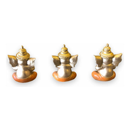 Juego De 3 Ganesh 10cm by HEREJE