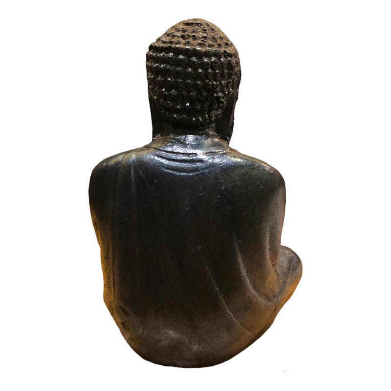 Buda Sentado 11cm Azul Figura De Resina by ARTICULOS ESOTERICOS LETY