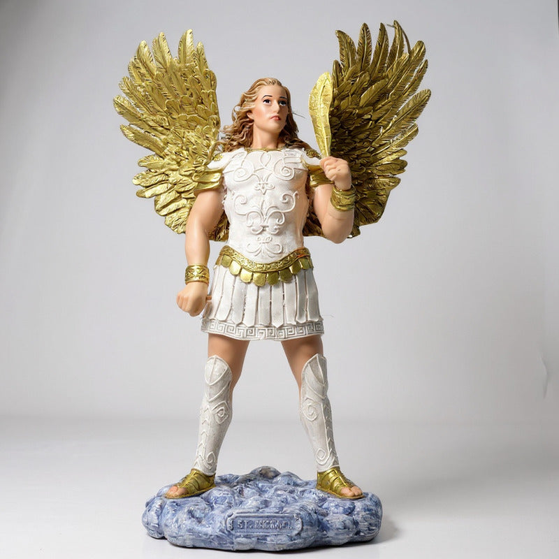 Arcangeles De 35cm Altura Figura De Resina Modelo A Elegir by HEREJE